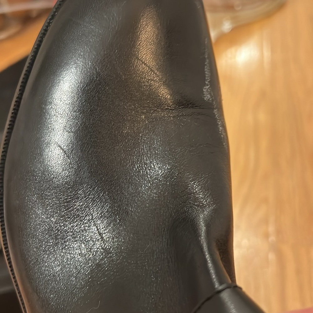 Anne Klein Black Quilted Riding Boots - Picture 10 of 10